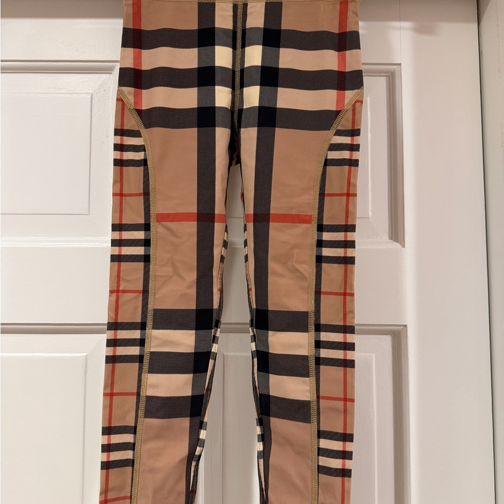 Burberry Kids Isabella Check Leggings - 6Y